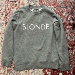 Brunette the label Blonde classic crew